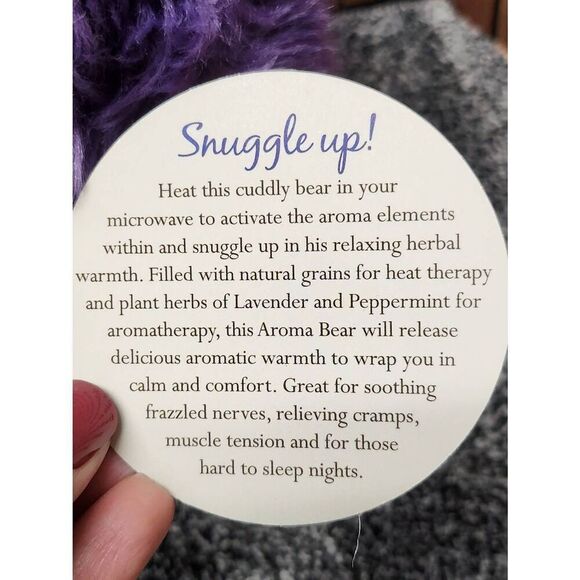 Aroma Bear by Soft Surroundings Soothing 16" Plush Heat Cold Therapy #A79 - Picture 5 of 10